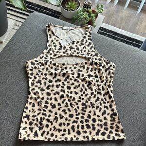 NWT Express Animal Print Tank Top